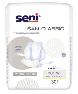 Seni San Classic Normal Inkontinenzvorlage - 30 Stück