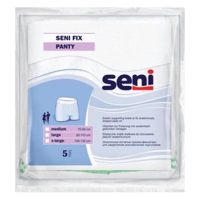 Seni Fix Panty, elastisches Fixierhöschen - Größe L - 5 Stück