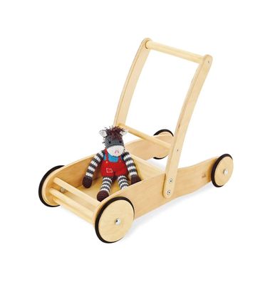Pinolino Uli Lauflernwagen mit Bremssystem & Gummirädern, Lauflernhilfe
