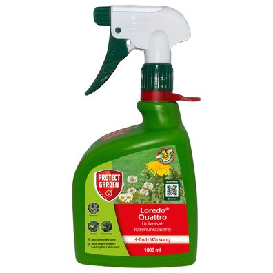 Protect Garden Loredo Quattro Universal-Rasenunkrautfrei - 1 Liter