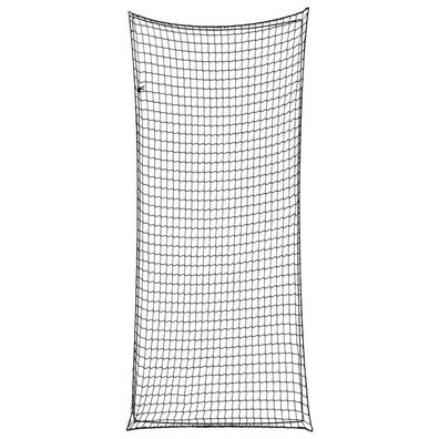 vidaXL Anhängernetz mit Gummiseil Schwarz 8x3,5 m PP