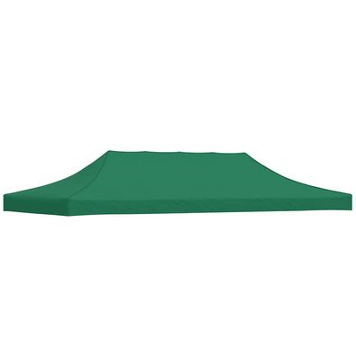 vidaXL Partyzelt-Dach 6x3 m Grün 270 g/m²