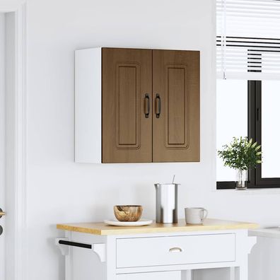 vidaXL Küchen-Hängeschrank Kalmar Braun Eichen-Optik Holzwerkstoff