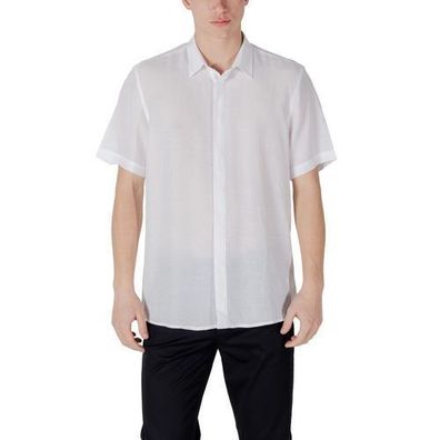 Antony Morato White Lyocell Shortsleeve