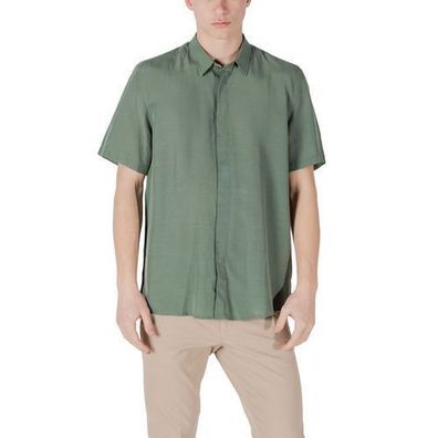 Antony Morato Green Lyocell Shortsleeve