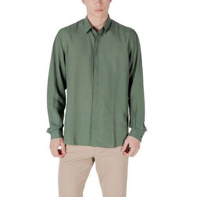 Antony Morato Green Lyocell Shirt