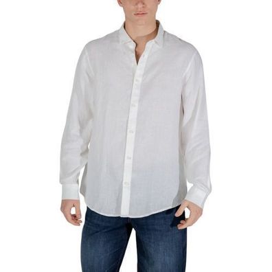 Armani Exchange White Linen Shirt