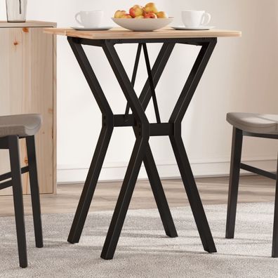 vidaXL Esstisch-Gestell in Y-Form 40x40x73 cm Stahl