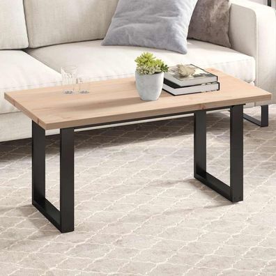 vidaXL Tischplatte 100x50x2,5 cm Rechteckig Massivholz Kiefer