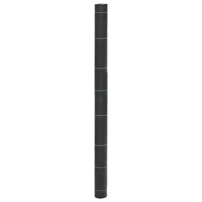 vidaXL Unkrautmembran Schwarz 1,5 x 100 m PP