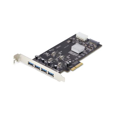 StarTech 4-Port USB-A PCIe Card, USB 3.2 5Gbps, 4x USB Controllers