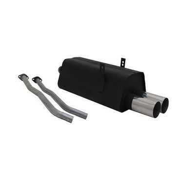 Novus Sportauspuff für BMW 3er E36 325i 2x76 RL-Design Endschalldämpfer mit ABE