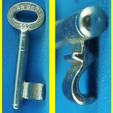 Börkey Haustür Einsteckschloss - Schlüssel 967 Profil 122