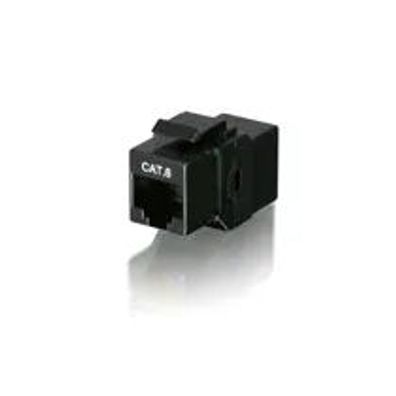 equip Keystone Verbindungsstecker RJ45 Cat.6 schwarz (8 Stück)