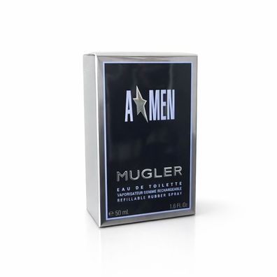 Mugler A*Men Eau de Toilette Refillable Rubber für Herren - 50 ml Neu & Ovp