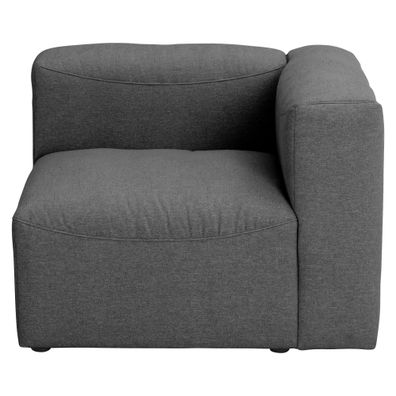 Sofa Element Armlehne rechts Kattrina Flachgewebe anthrazit