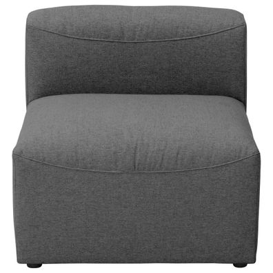 Sofa Element ohne Armlehne Kattrina Flachgewebe anthrazit