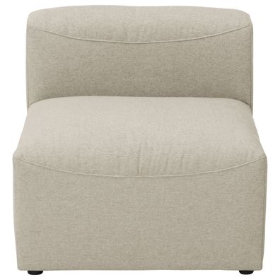 Sofa Element ohne Armlehne Kattrina Flachgewebe creme