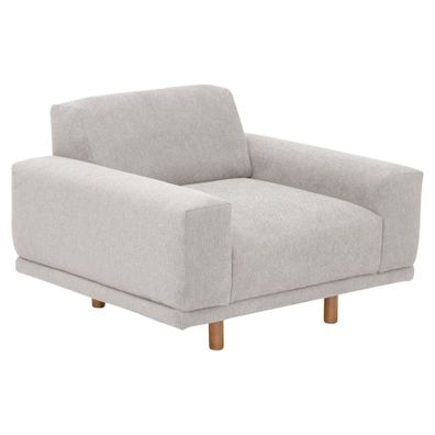 Sessel Kattryna Flachgewebe silber