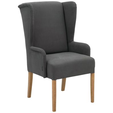 Sessel Katrya Flachgewebe grau