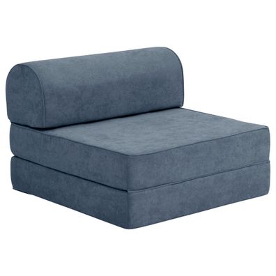 Faltsessel Katusha Flachgewebe blau