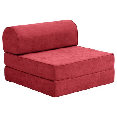 Faltsessel Katusha Flachgewebe rot