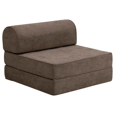 Faltsessel Katusha Flachgewebe schoko