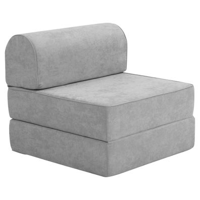 Faltsessel Katusha Flachgewebe hellgrau