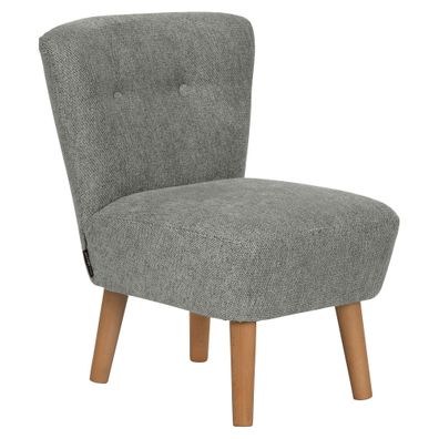 Kindersessel Katya Flachgewebe anthrazit