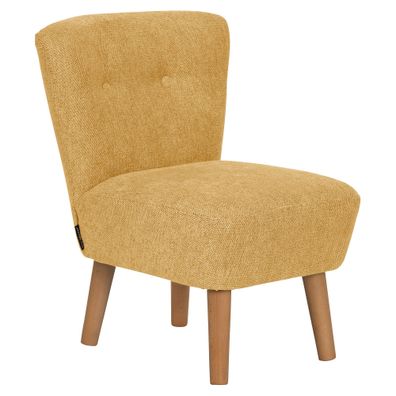 Kindersessel Katya Flachgewebe gelb