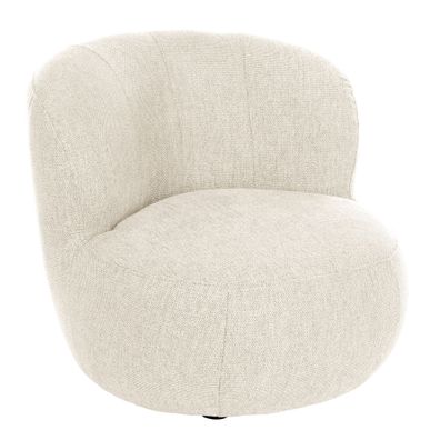 Kindersessel Kayla Flachgewebe creme