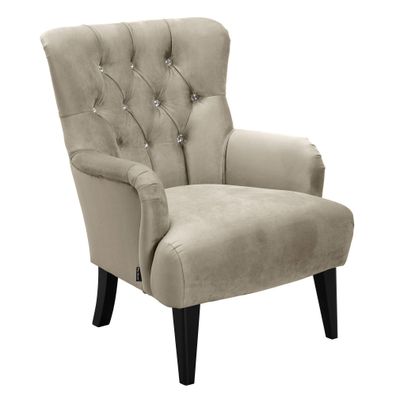 Sessel Kayley Samtvelours sahara