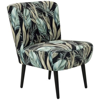 Polstersessel Kamle Flachgewebe schwarz