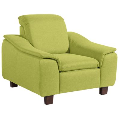 Polstersessel Kaylil Flachgewebe apfel