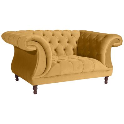 Chesterfield Sessel Kaylin Samtvelours mais