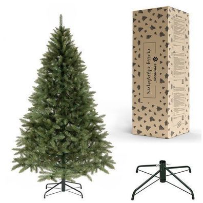 Weihnachtsbaum 220 cm Christbaum künstlicher Tannenbaum Weihnacht Tanne Deko Ständer