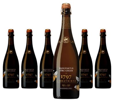 6 x Manufaktur Jörg Geiger 1797 C.-Bratbirne