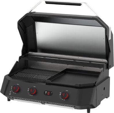 COZZE G-800 COMBO Plancha Grill 3 Brenner Gasgrill mit Grillplatte