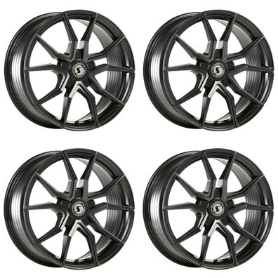 4 Schmidt Felgen Drago 8.5Jx19 ET45 5x112 SW für Audi S4 B9 V6 Turbo 3.0