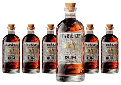 6 x Cobblestone Brands Limited Star & Key VSOP Rum