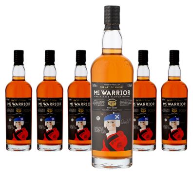 6 x House of McCallum McWarrior Port Cask Finish Single Malt Scotch Whisky