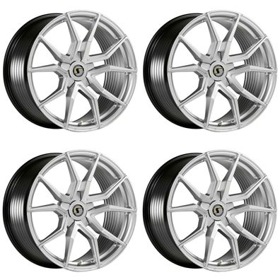 4 Schmidt Felgen Drago 9.0Jx20 ET39 5x112 SIL für Audi A4 Typ B9