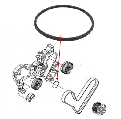 Wasserpumpendichtung (O-Ring) Chrysler 300C, Dodge Charger, Challenger 3.5L Bj:05-10