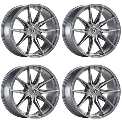 4 Schmidt Felgen TwentyOne 9.5Jx20 ET24 5x112 TITA für Audi RS4 B9 (V6 BiTurbo)
