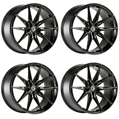 4 Schmidt Felgen TwentyOne 9.5Jx21 ET34 5x112 SW für Audi A6 F2/C8 Typ 4K allroad