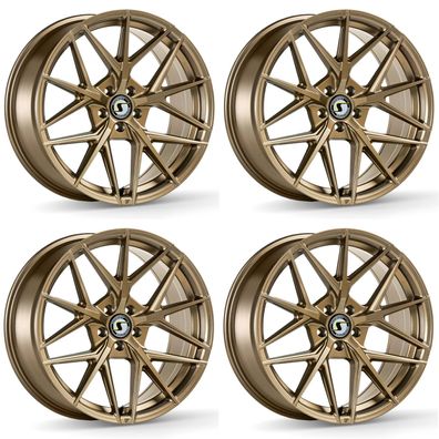 4 Schmidt Felgen ZAYN 10.5Jx20 ET18 5x115 Bronmatt für Dodge Challenger MKIII LC/LA
