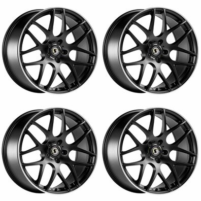 4 Schmidt Felgen Gambit 10.5Jx21 ET18 5x112 SWFP für Audi RS4 B9 (V6 BiTurbo)