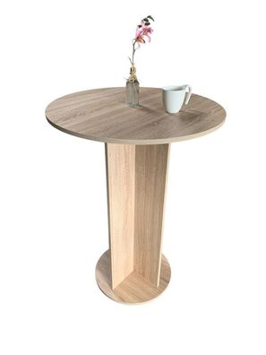 Stehtisch Bistrotisch Partytisch Mike Ø79xØ79x 108,5 cm hoch Sonoma eiche hell NEU