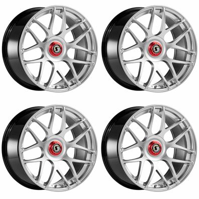 4 Schmidt Felgen Gambit 10.5Jx21 ET18 5x112 SIL für Audi S8 Typ D2