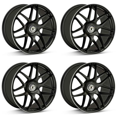 4 Schmidt Felgen Gambit 10.5Jx24 ET25 5x130 SWFP für Bentley Bentayga Typ 4VS
